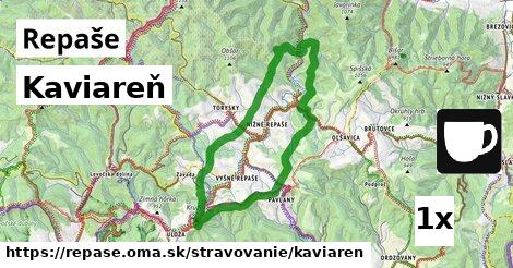 Kaviareň, Repaše