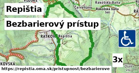 Bezbarierový prístup, Repištia