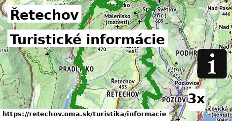 turistické informácie v Řetechov