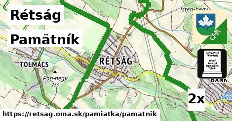 Pamätník, Rétság