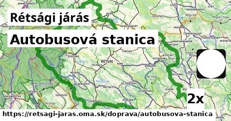 Autobusová stanica, Rétsági járás