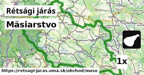 Mäsiarstvo, Rétsági járás