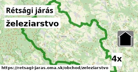 železiarstvo, Rétsági járás