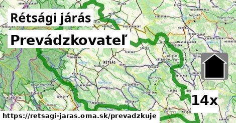prevádzkovateľ v Rétsági járás