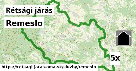 Remeslo, Rétsági járás