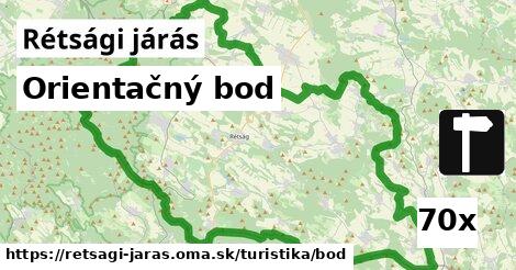 Orientačný bod, Rétsági járás