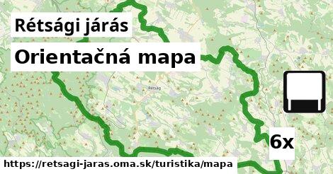 Orientačná mapa, Rétsági járás