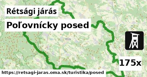 Poľovnícky posed, Rétsági járás