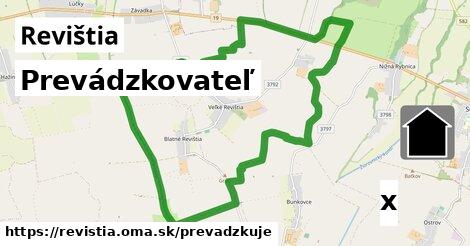 prevádzkovateľ v Revištia