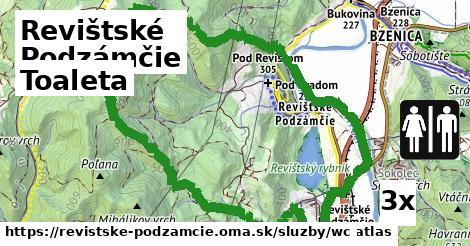 Toaleta, Revištské Podzámčie