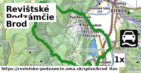 brod v Revištské Podzámčie