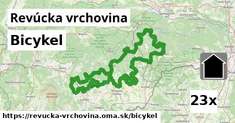 bicykel v Revúcka vrchovina