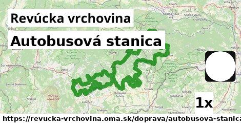 Autobusová stanica, Revúcka vrchovina