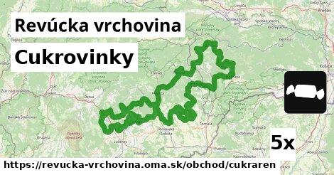 Cukrovinky, Revúcka vrchovina