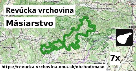 Mäsiarstvo, Revúcka vrchovina