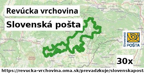 Slovenská pošta, Revúcka vrchovina