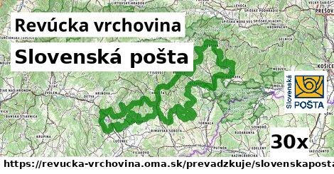 Slovenská pošta, Revúcka vrchovina