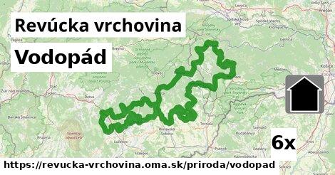 Vodopád, Revúcka vrchovina