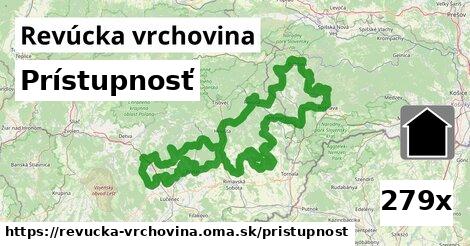 prístupnosť v Revúcka vrchovina