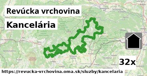 Kancelária, Revúcka vrchovina