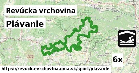 Plávanie, Revúcka vrchovina