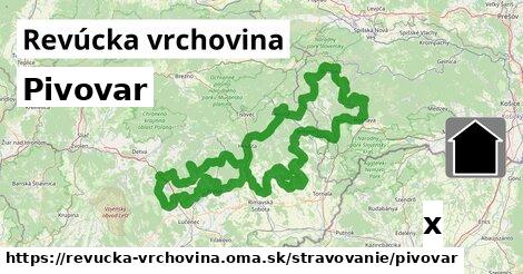 Pivovar, Revúcka vrchovina