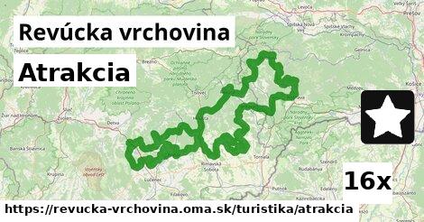 Atrakcia, Revúcka vrchovina