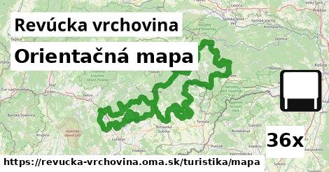 Orientačná mapa, Revúcka vrchovina