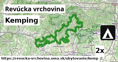 Kemping, Revúcka vrchovina