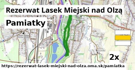 pamiatky v Rezerwat Lasek Miejski nad Olzą