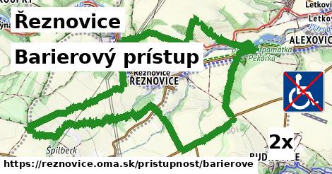 barierový prístup v Řeznovice