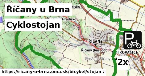 cyklostojan v Říčany u Brna