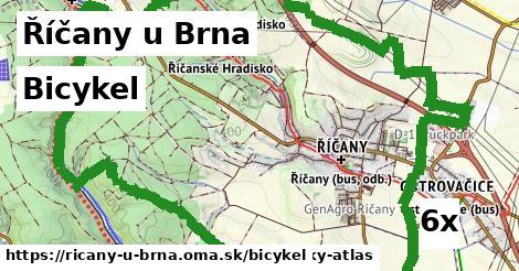bicykel v Říčany u Brna