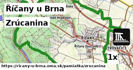 zrúcanina v Říčany u Brna