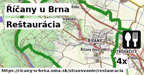 reštaurácia v Říčany u Brna