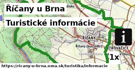 Turistické informácie, Říčany u Brna