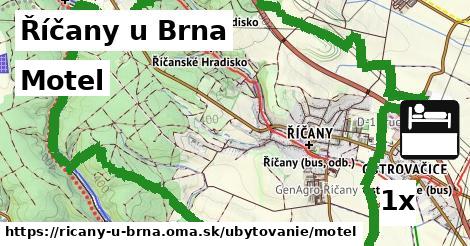 Motel, Říčany u Brna