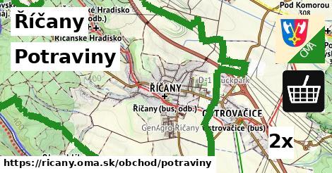 Potraviny, Říčany