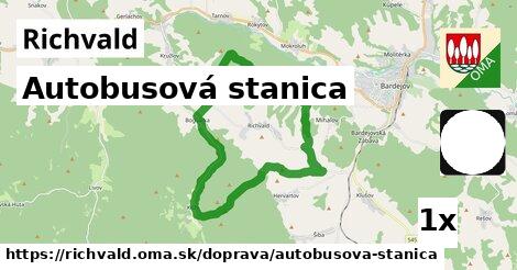 Autobusová stanica, Richvald