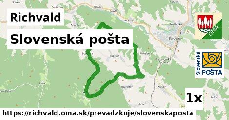 Slovenská pošta, Richvald