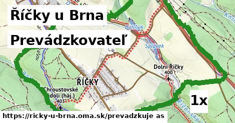 prevádzkovateľ v Říčky u Brna