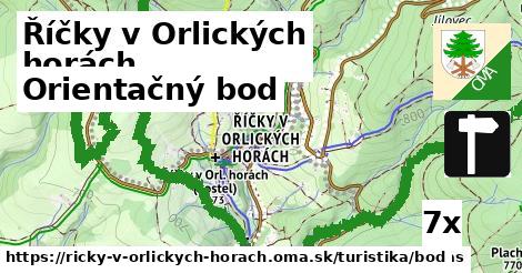 Orientačný bod, Říčky v Orlických horách