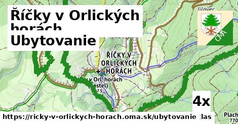 ubytovanie v Říčky v Orlických horách