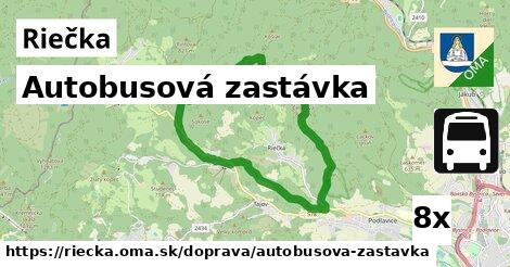 Autobusová zastávka, Riečka