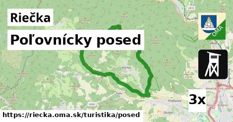 Poľovnícky posed, Riečka