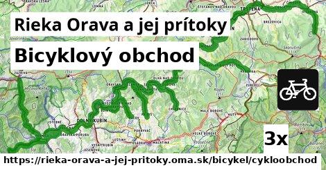 Bicyklový obchod, Rieka Orava a jej prítoky