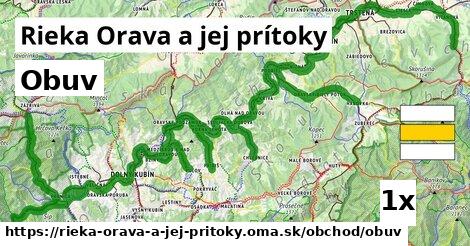 Obuv, Rieka Orava a jej prítoky