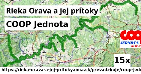 COOP Jednota, Rieka Orava a jej prítoky