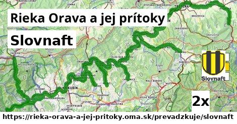 Slovnaft, Rieka Orava a jej prítoky