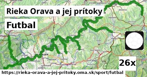 Futbal, Rieka Orava a jej prítoky